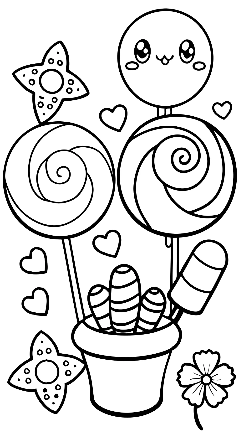 candy coloring book pages